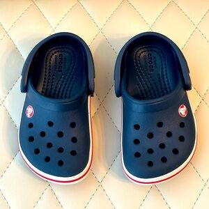 CROCS blue toddler sandals size 6C unisex